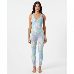 NWT FP Movement Inspire Wash Frost Combo Jumpsuit Pastel Tie-Dye – Size‎ S